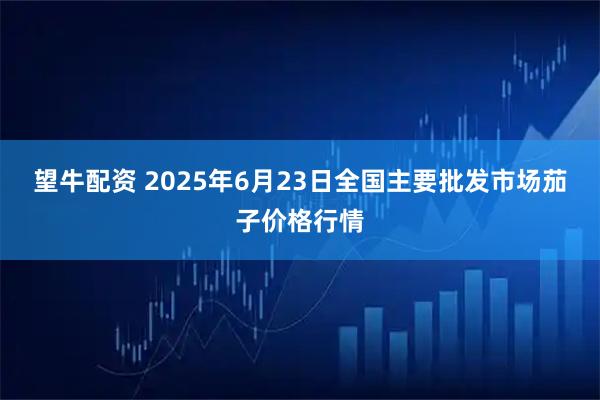 望牛配资 2025年6月23日全国主要批发市场茄子价格行情